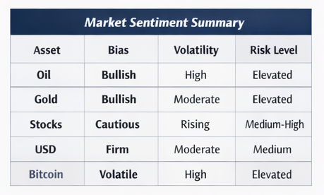 Effect Trump News on Market Sentiment